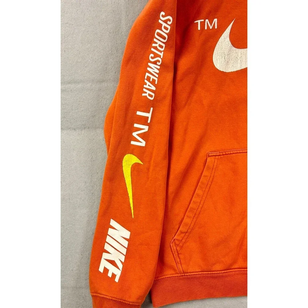 Nike Sportswear Club Hoodie TM Logo Sweatshirt Fleece BV3063-891 Men's Large